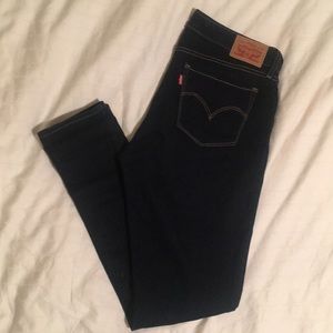 Levi’s 711 Skinny Dark Denim